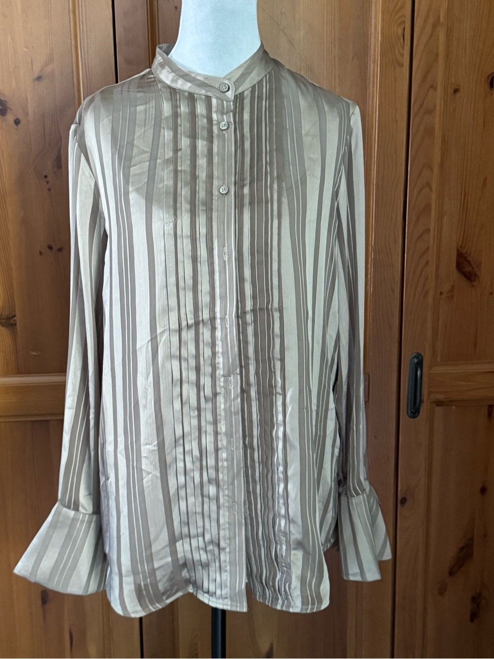 Banana Republic 2 Piece Cami & Blouse Striped Blouse Size M 19"x31" NWOT!